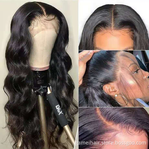 Wholesale Virgin Raw Brazilian Human Hair Hd Lace Frontal Closure Wig Cheap 4x4 5x5 Full Lace Front Wigs For Black Women Vendors